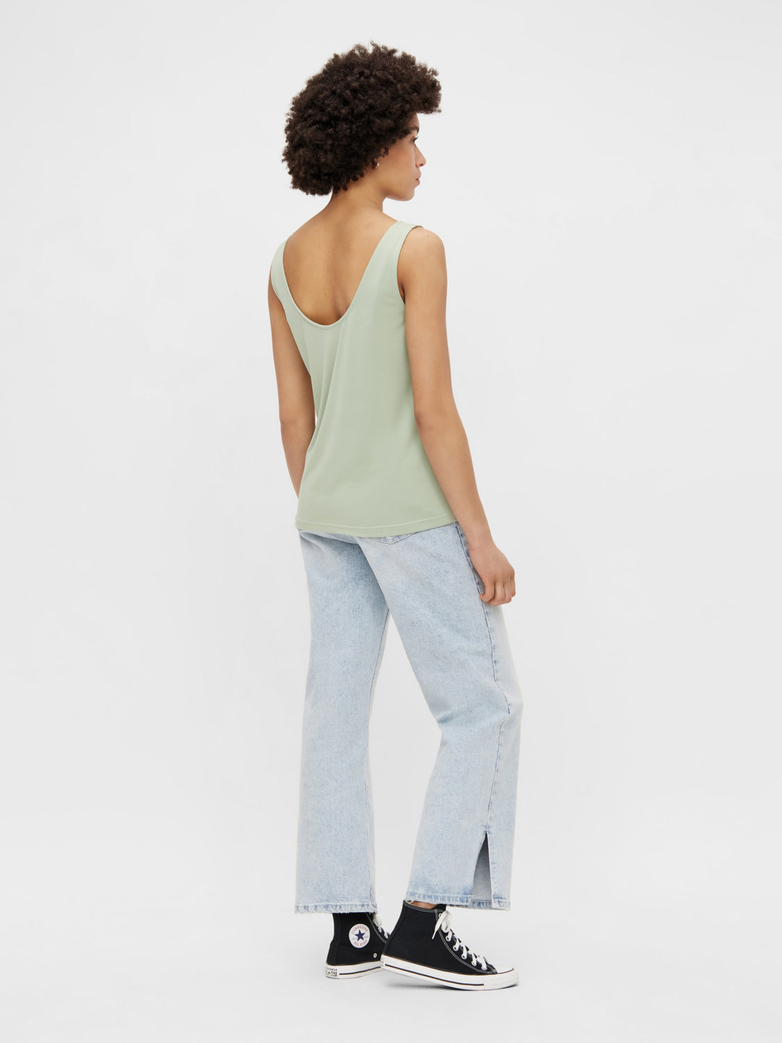 PCKAMALA Tank top - desert sage